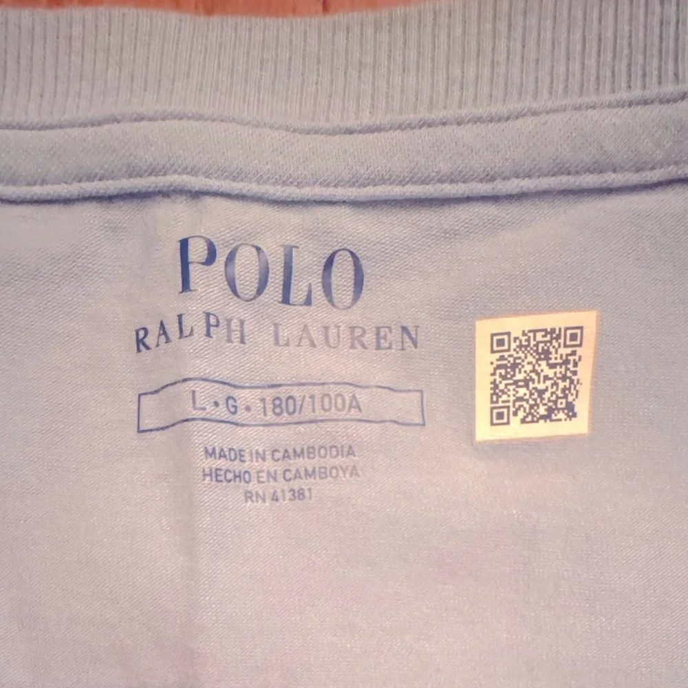 Polo Ralph Lauren Men’s Light blue sleep shirt‎ Size L